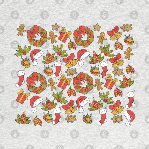 Christmas pattern by valentinahramov